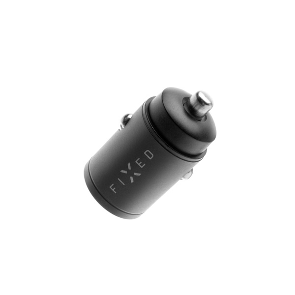 FIXED Autonabíječka s USB-C a USB-A, PD, QC 3.0, 30 W, černá FIXED Autonabíječka s USB-C a USB-A, PD, QC 3.0, 30 W, černá