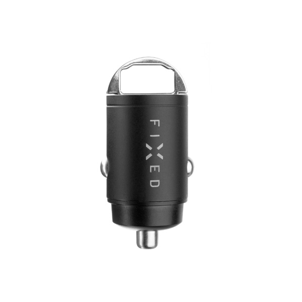 FIXED Autonabíječka s USB-C a USB-A, PD, QC 3.0, 30 W, černá FIXED Autonabíječka s USB-C a USB-A, PD, QC 3.0, 30 W, černá