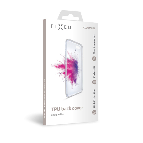 FIXED TPU Gelové pouzdro pro Xiaomi Redmi 9A, transparentní FIXED TPU Gelové pouzdro pro Xiaomi Redmi 9A, transparentní