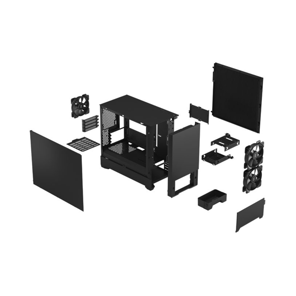 Fractal Design Pop Mini Silent Black Solid Fractal Design Pop Mini Silent Black Solid