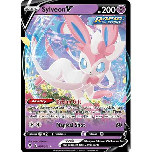 Kartová hra Pokémon TCG PKM Spring 2022 V Tin Sylveon V (Pokémon).