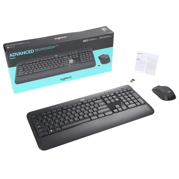 Logitech MK540 ADVANCED Wireless Keyboard and Mouse Combo, SK/CZ