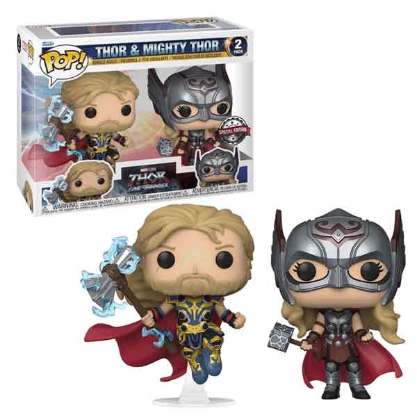 POP! 2 Pack Thor Love & Thunder Thor & Mighty Thor Special Edition (Glows in the Dark) POP! 2 Pack Thor Love & Thunder Thor & Mighty Thor Special Edition (Glows in the Dark)