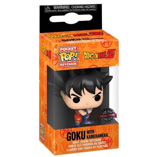 POP! Klíčenka Goku With Kamehameha (Dragon Ball Z) Special Edition (Metallic)