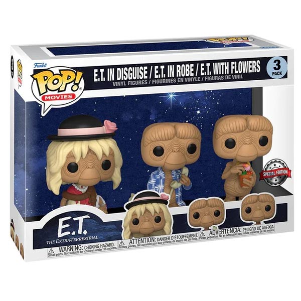 POP! Movies: E.T. 3-Pack (E.T.) Special Edition