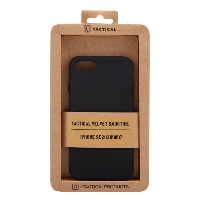 Pouzdro Tactical Velvet Smoothie pro Apple iPhone 7/8/SE2020/SE2022, černé Pouzdro Tactical Velvet Smoothie pro Apple iPhone 7/8/SE2020/SE2022, černé