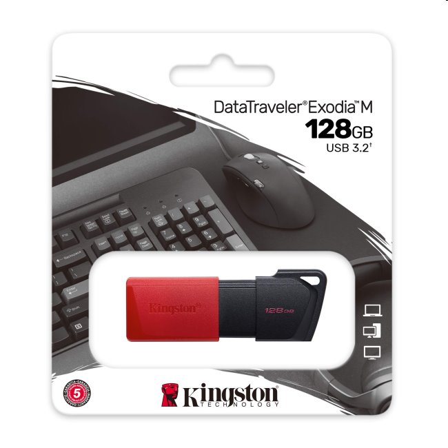 USB klíč Kingston DataTraveler Exodia M, 128GB, USB 3.2 (gen 1) USB klíč Kingston DataTraveler Exodia M, 128GB, USB 3.2 (gen 1)