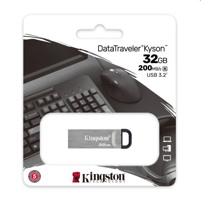 USB klíč Kingston DataTraveler Kyson, 32GB, USB 3.2 (gen 1)