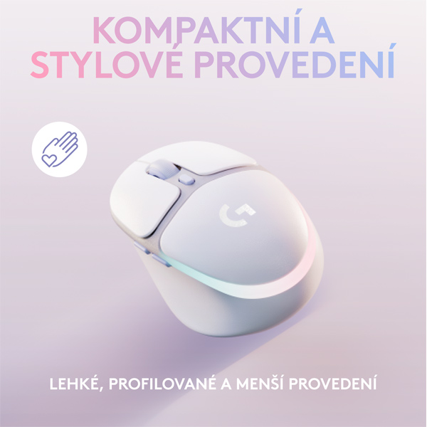 Bezdrátová herní myš Logitech G705 (Aurora Collection), bílá