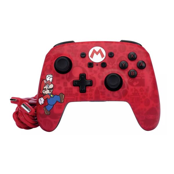 Bezdrátový ovladač PowerA Enhanced pro Nintendo Switch, Here We Go Mario Bezdrátový ovladač PowerA Enhanced pro Nintendo Switch, Here We Go Mario