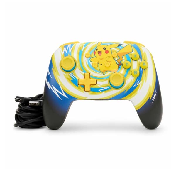 Bezdrátový ovladač PowerA Enhanced pro Nintendo Switch, Pikachu Vortex