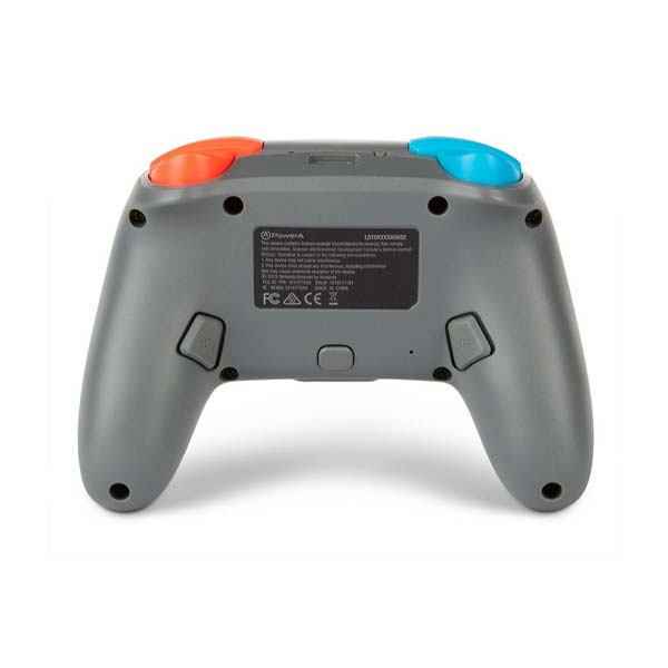 Bezdrátový ovladač PowerA Nano Enhanced pro Nintendo Switch, Grey Neon Blue Red