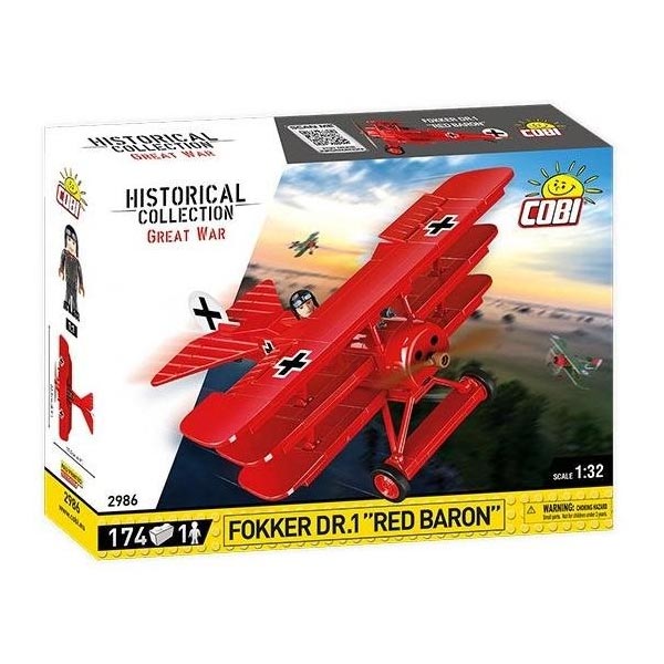 Cobi Fokker Dr.1 Red Baron