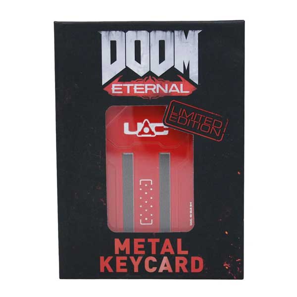 Doom Limited Edition Red Replica Key Card Doom Limited Edition Red Replica Key Card