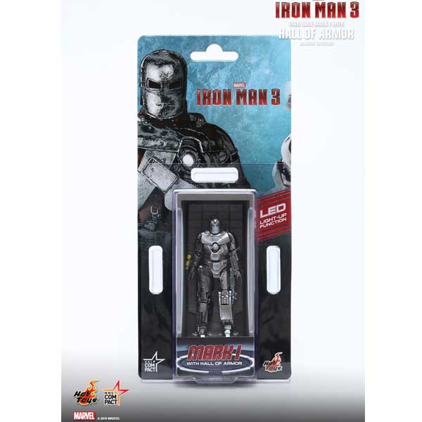 Figurka Marvel Iron Man 3 Mark 1 with Hall of Armor Figurka Marvel Iron Man 3 Mark 1 with Hall of Armor