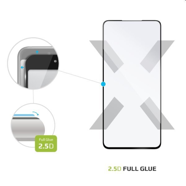 FIXED Full-Cover Ochranné tvrzené sklo pro Xiaomi Redmi 10 5G, černé