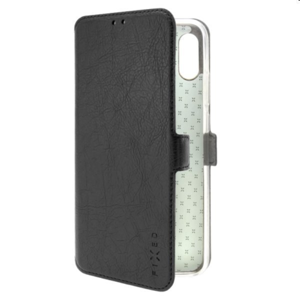 FIXED Topic Knížkové pouzdro pro Xiaomi Redmi 10C, černé FIXED Topic Knížkové pouzdro pro Xiaomi Redmi 10C, černé