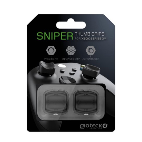 Gioteck Sniper Thumb Grips Black pro Xbox Series