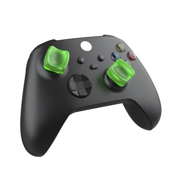 Gioteck Sniper Thumb Grips Translucent Green pro Xbox Series