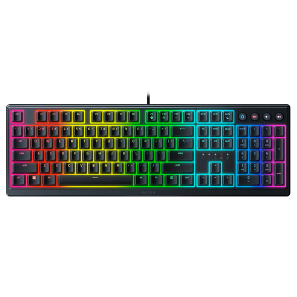 Herní klávesnice Razer Ornata V3 Low-profile Mecha-membrane RGB Keyboard, US layout