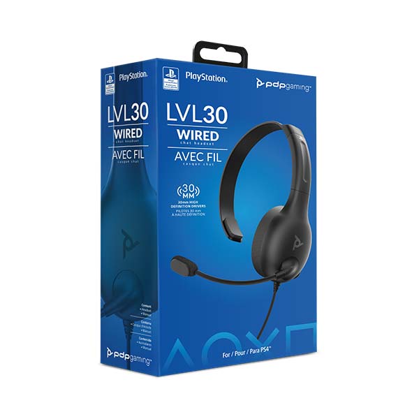 Kabelový headset PDP LVL30 Chat pro Playstation 4