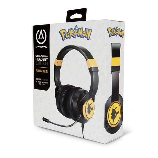 Kabelový headset PowerA Universal, Pikachu Silhouette
