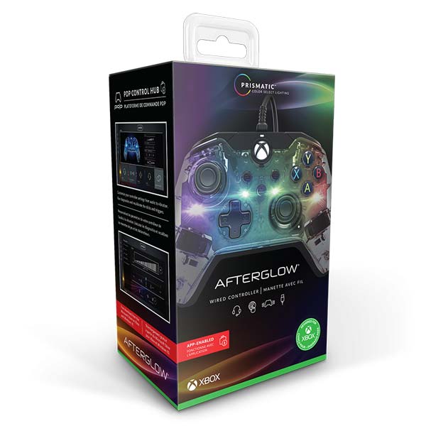 Kabelový ovladač PDP Afterglow pro Xbox Series, Prismatic