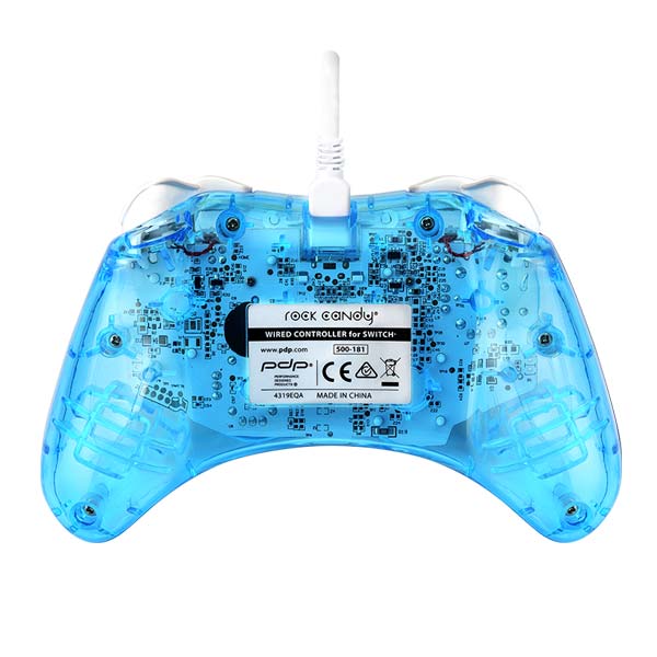 Kabelový ovladač PDP Rock Candy Mini pro Nintendo Switch, Blu-merang