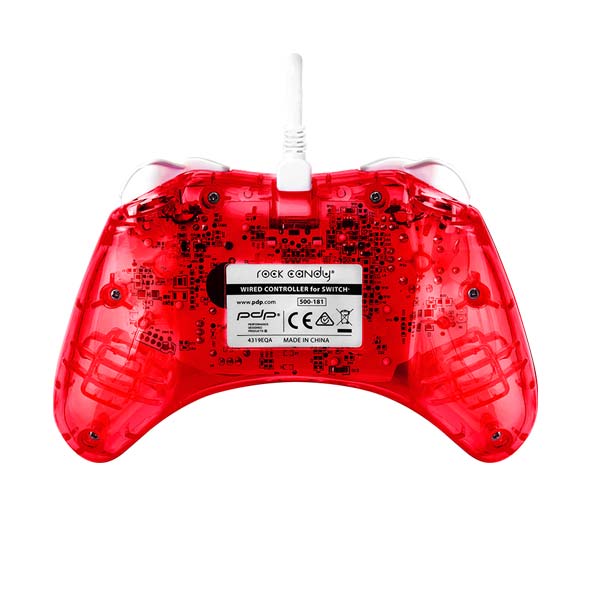 Kabelový ovladač PDP Rock Candy Mini pro Nintendo Switch, Stormin Cherry