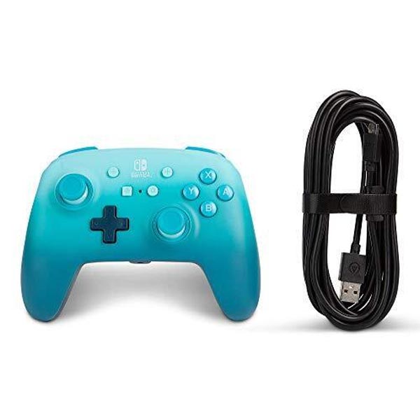 Kabelový ovladač PowerA Enhanced pro Nintendo Switch, Fantasy Fade Blue