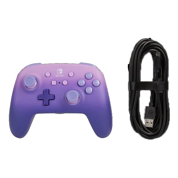 Kabelový ovladač PowerA Enhanced pro Nintendo Switch, Fantasy Fade Purple Kabelový ovladač PowerA Enhanced pro Nintendo Switch, Fantasy Fade Purple