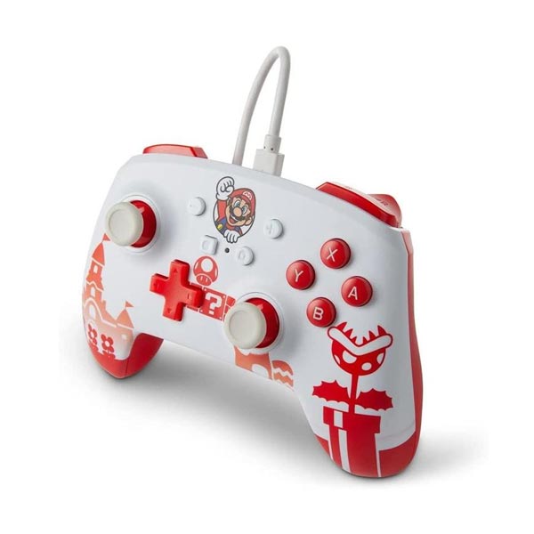 Kabelový ovladač PowerA Enhanced pro Nintendo Switch, Mario WM.com Kabelový ovladač PowerA Enhanced pro Nintendo Switch, Mario WM.com