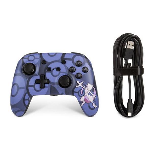 Kabelový ovladač PowerA Enhanced pro Nintendo Switch, MewTwo Kabelový ovladač PowerA Enhanced pro Nintendo Switch, MewTwo