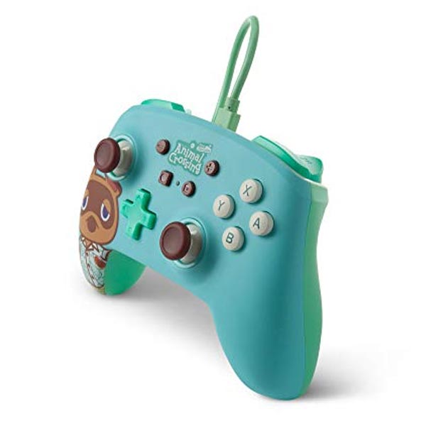 Kabelový ovladač PowerA Enhanced pro Nintendo Switch, Tom Nook Kabelový ovladač PowerA Enhanced pro Nintendo Switch, Tom Nook