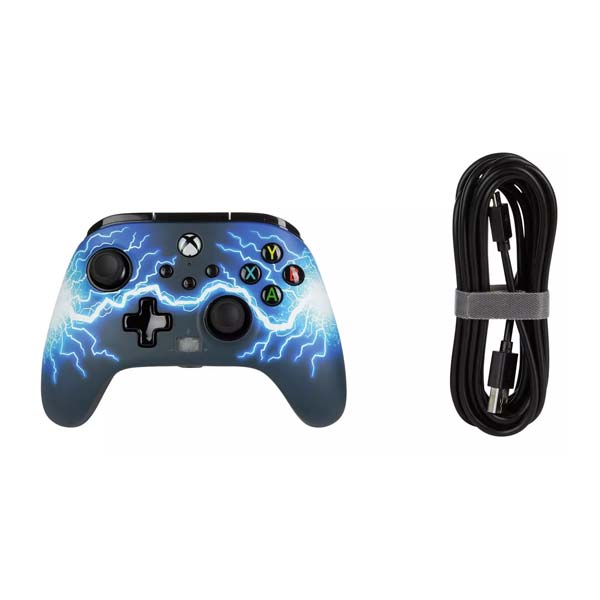 Kabelový ovladač PowerA Enhanced pro Xbox Series, Arc Lightning Kabelový ovladač PowerA Enhanced pro Xbox Series, Arc Lightning
