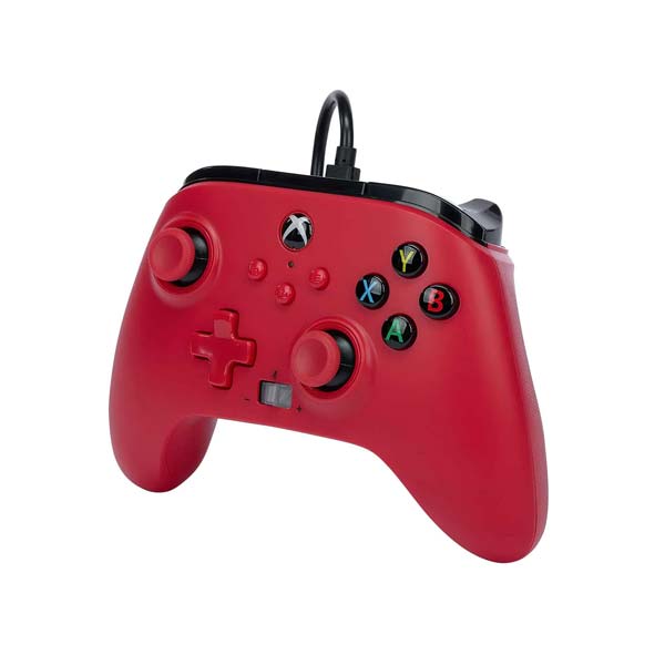 Kabelový ovladač PowerA Enhanced pro Xbox Series, Artisan Red