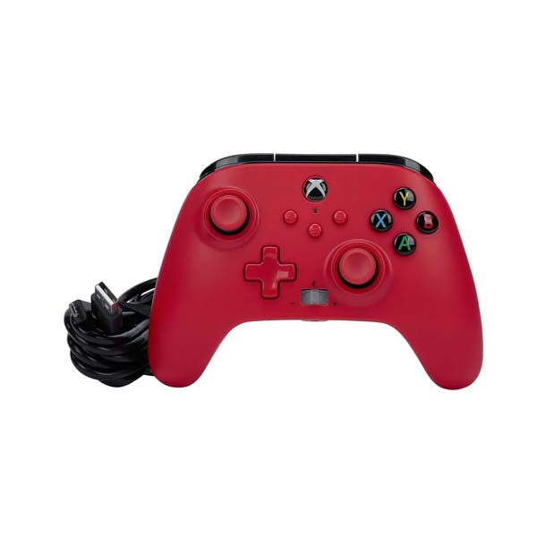 Kabelový ovladač PowerA Enhanced pro Xbox Series, Artisan Red Kabelový ovladač PowerA Enhanced pro Xbox Series, Artisan Red