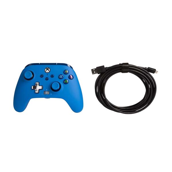 Kabelový ovladač PowerA Enhanced pro Xbox Series, Blue Inline