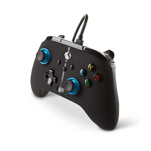 Kabelový ovladač PowerA Enhanced pro Xbox Series, Hint of Colour Blue
