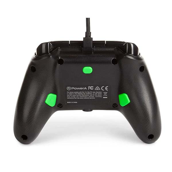 Kabelový ovladač PowerA Enhanced pro Xbox Series, Hint of Colour Green