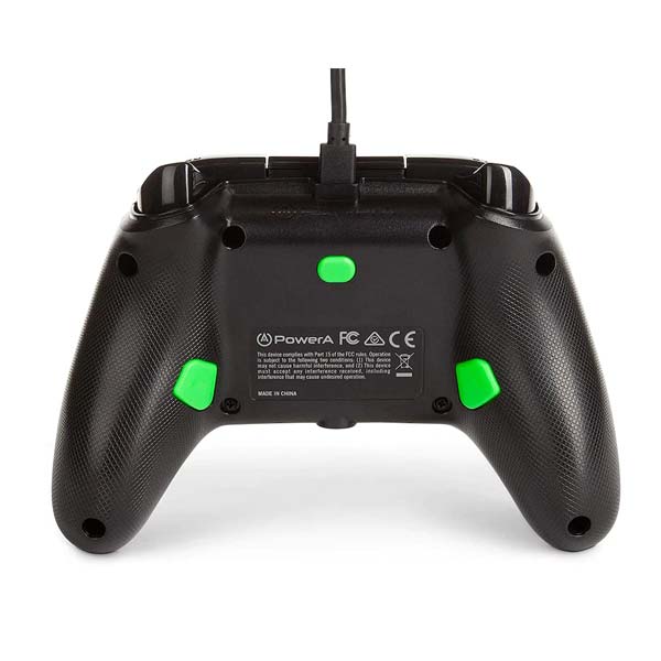 Kabelový ovladač PowerA Enhanced pro Xbox Series, Hint of Colour Green Kabelový ovladač PowerA Enhanced pro Xbox Series, Hint of Colour Green