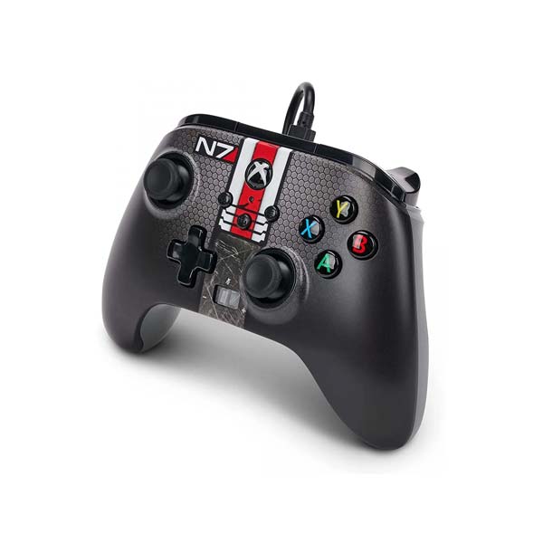 Kabelový ovladač PowerA Enhanced pro Xbox Series, Mass Effect N7 Kabelový ovladač PowerA Enhanced pro Xbox Series, Mass Effect N7