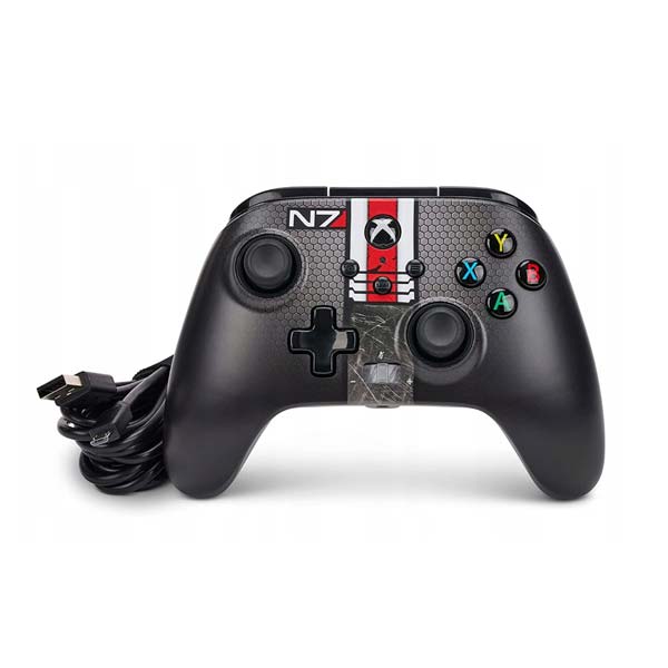 Kabelový ovladač PowerA Enhanced pro Xbox Series, Mass Effect N7