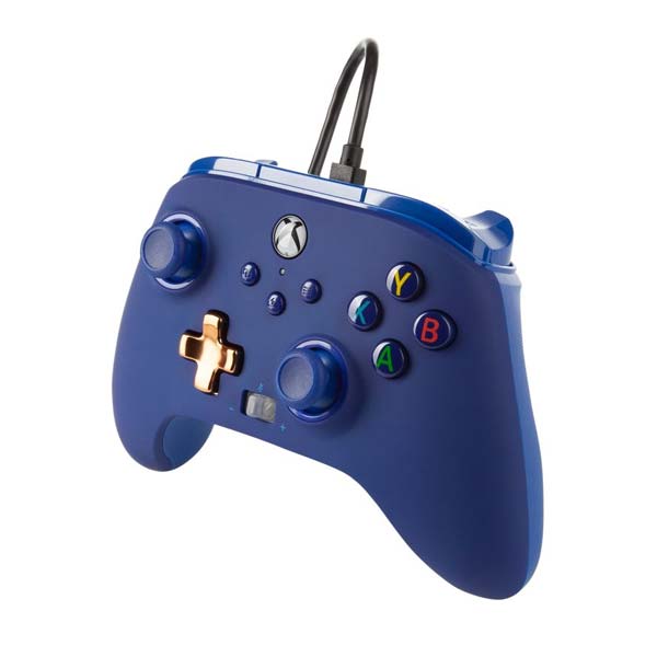 Kabelový ovladač PowerA Enhanced pro Xbox Series, Midnight Blue