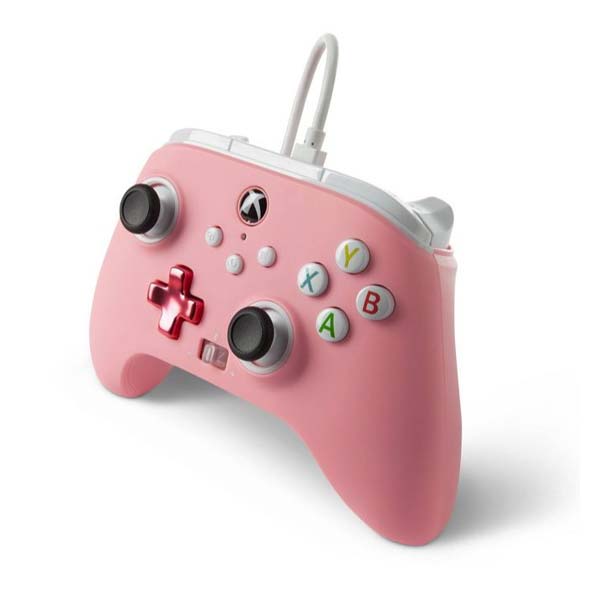 Kabelový ovladač PowerA Enhanced pro Xbox Series, Pink Inline