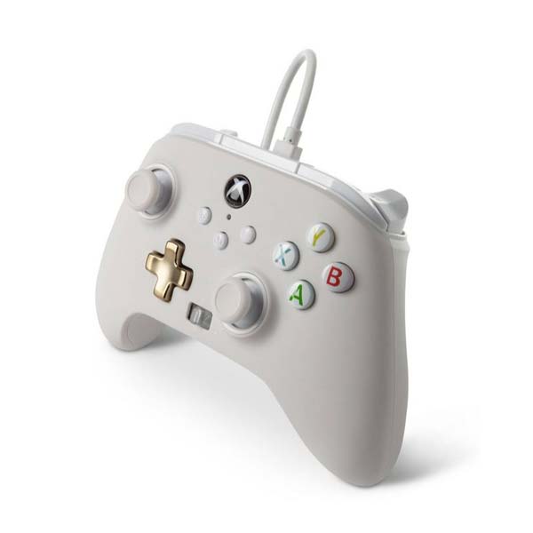 Kabelový ovladač PowerA Enhanced pro Xbox Series, White Mist