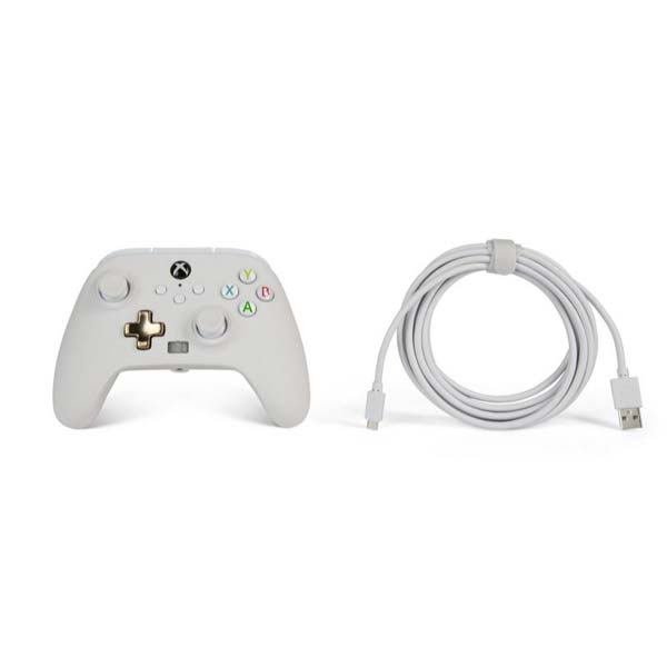 Kabelový ovladač PowerA Enhanced pro Xbox Series, White Mist Kabelový ovladač PowerA Enhanced pro Xbox Series, White Mist