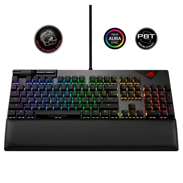 Mechanická herní klávesnice ASUS ROG Strix Flare II, US layout