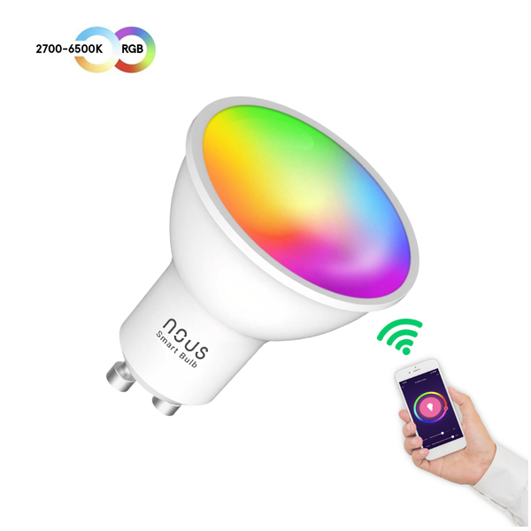 Nous Smart WIFI Bulb RGB GU10 P8
