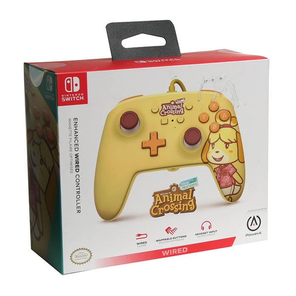 PowerA Enhanced Wired Controller for Nintendo Switch, Isabelle PowerA Enhanced Wired Controller for Nintendo Switch, Isabelle